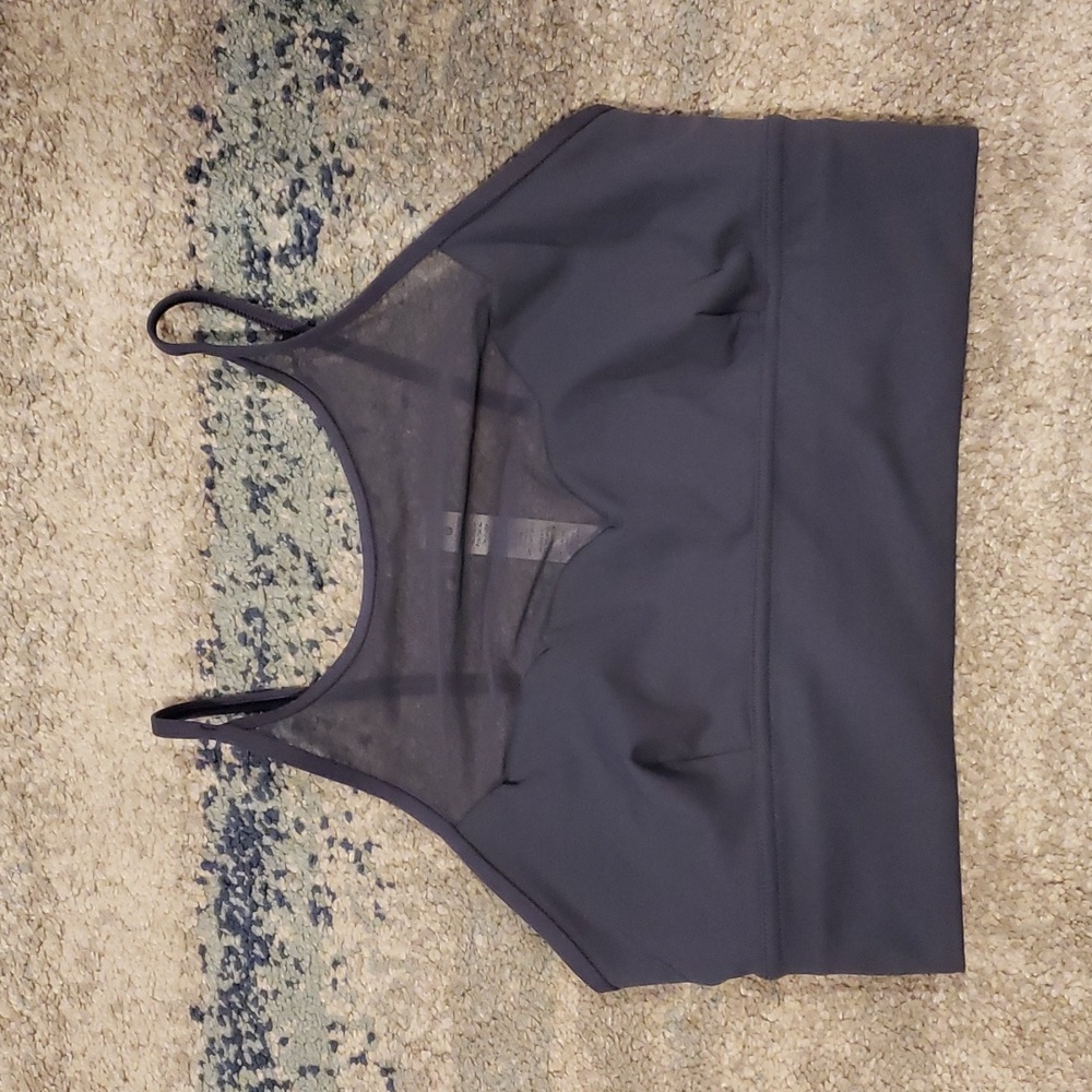 Lululemon Athletica Charcoal Grey Medium Support Sports Bra